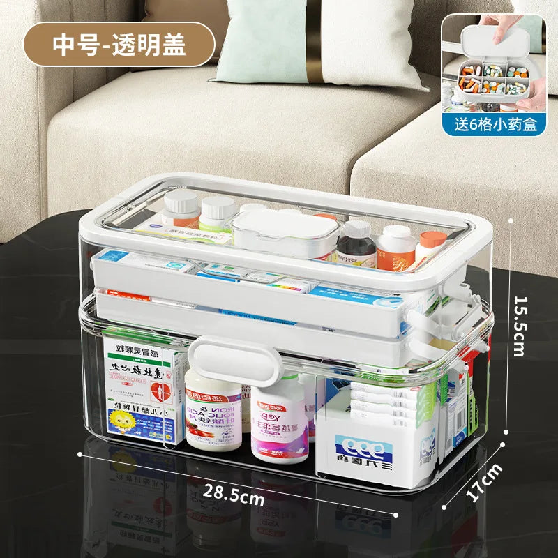 Multi-layer, Large, Household Medicine Box