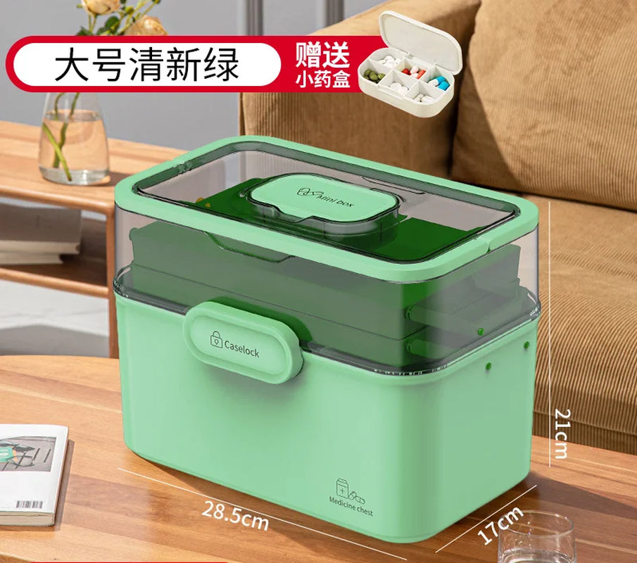 Multi-layer, Large, Household Medicine Box
