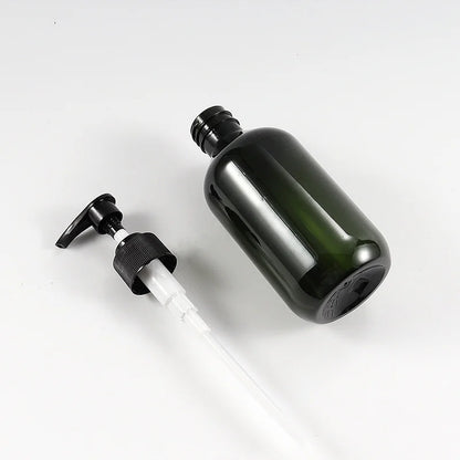 100/200/300/400/500Ml Empty Pump Refillable Bathroom Shampoo Shower Gel Bottles Dispenser Kitchen Dish Plastic Liquid Container