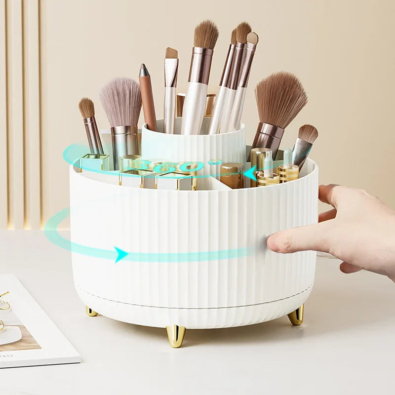 360 Rotating Makeup Desktop Organizer