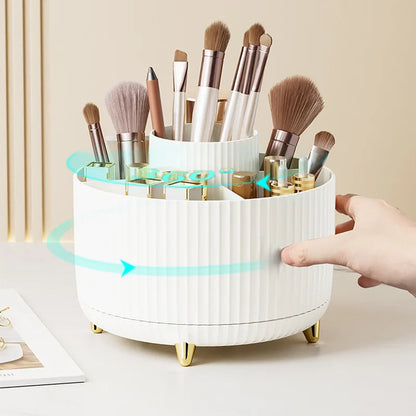 360 Rotating Makeup Desktop Organizer