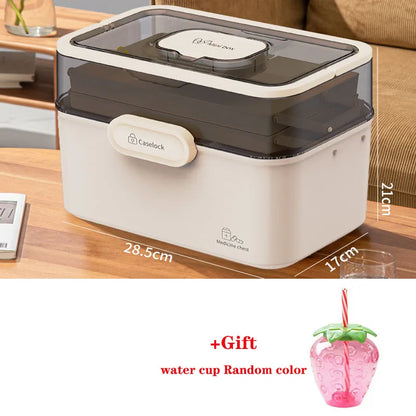 Multi-layer, Large, Household Medicine Box