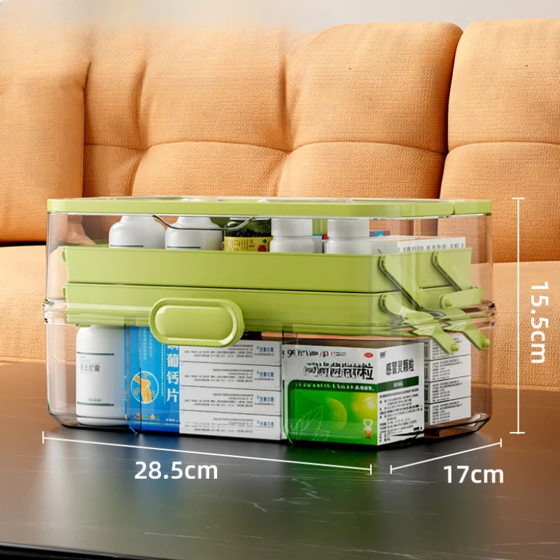 Multi-layer, Large, Household Medicine Box