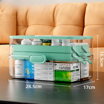 Multi-layer, Large, Household Medicine Box