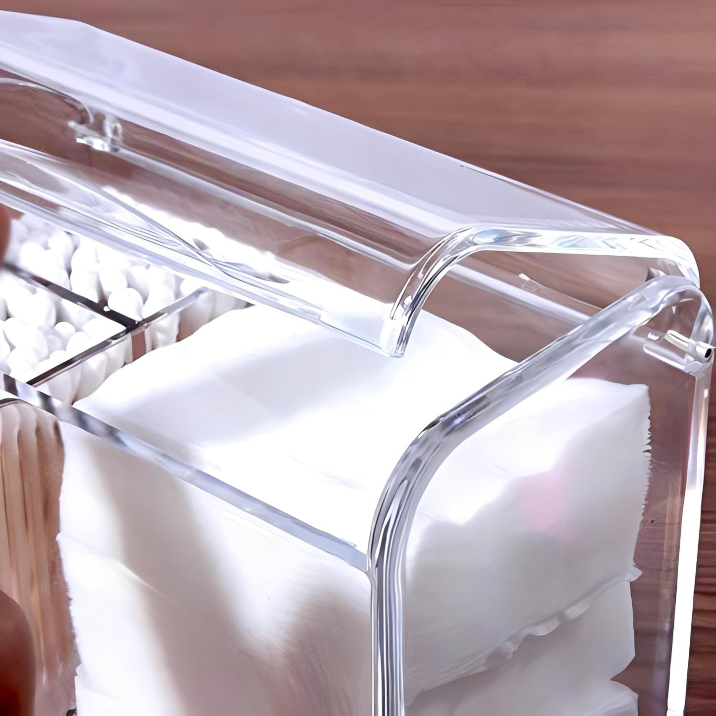 3-Compartment Qtip-Cotton Bud Organiser 