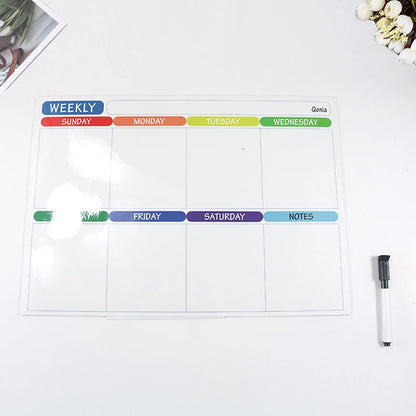 Magnetic Calendar for Fridge Monthly Weekly Planner Dry Erase 