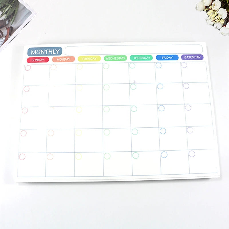 Magnetic Calendar for Fridge Monthly Weekly Planner Dry Erase 