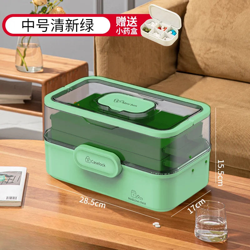 Multi-layer, Large, Household Medicine Box