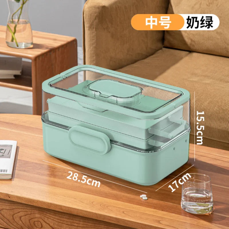 Multi-layer, Large, Household Medicine Box