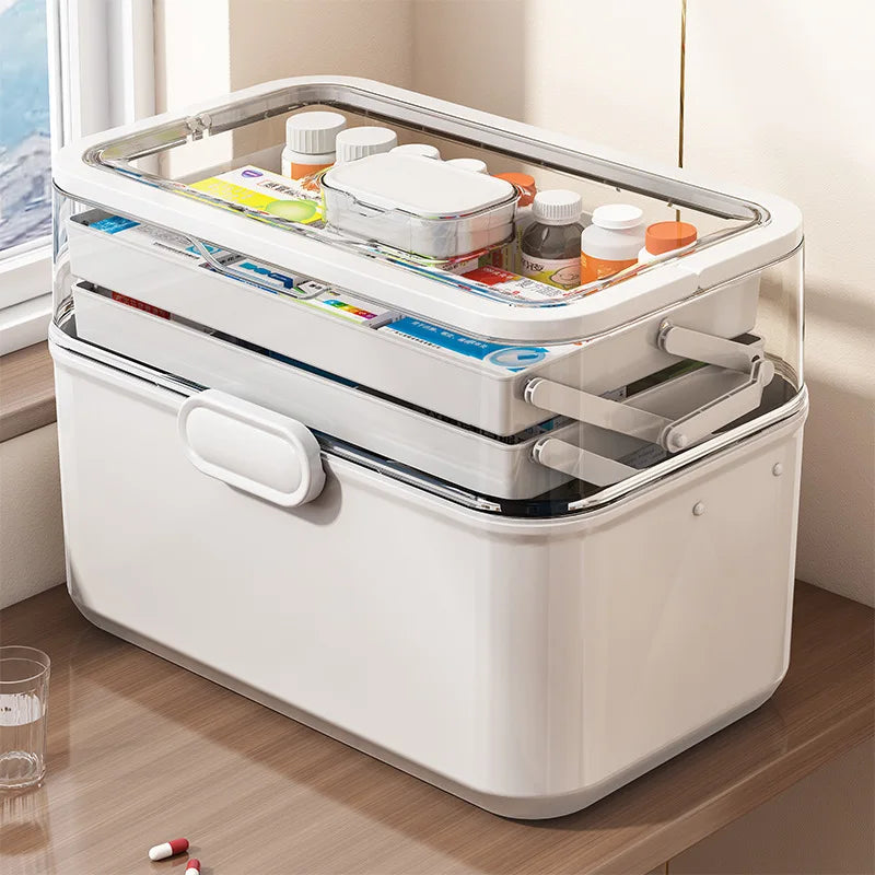 Multi-layer, Large, Household Medicine Box
