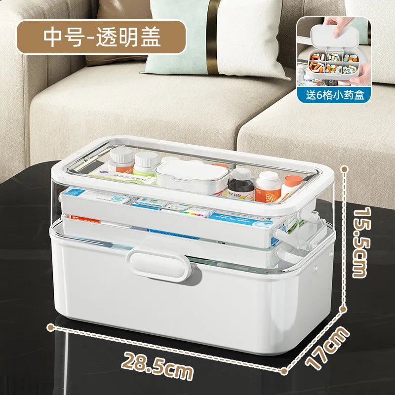 Multi-layer, Large, Household Medicine Box