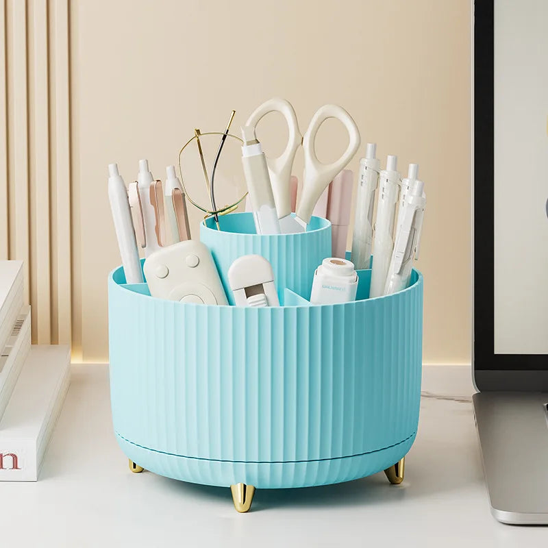 360 Rotating Makeup Desktop Organizer