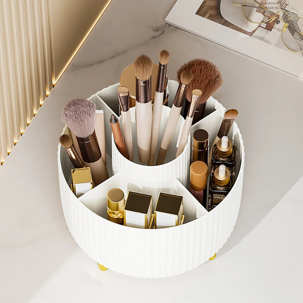 360 Rotating Makeup Desktop Organizer