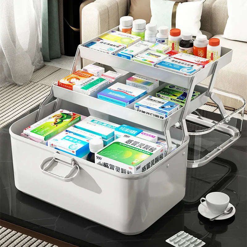 Multi-layer, Large, Household Medicine Box