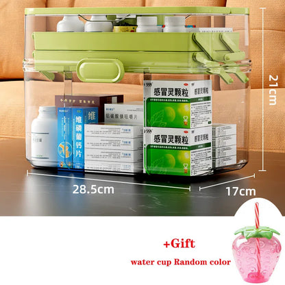 Multi-layer, Large, Household Medicine Box