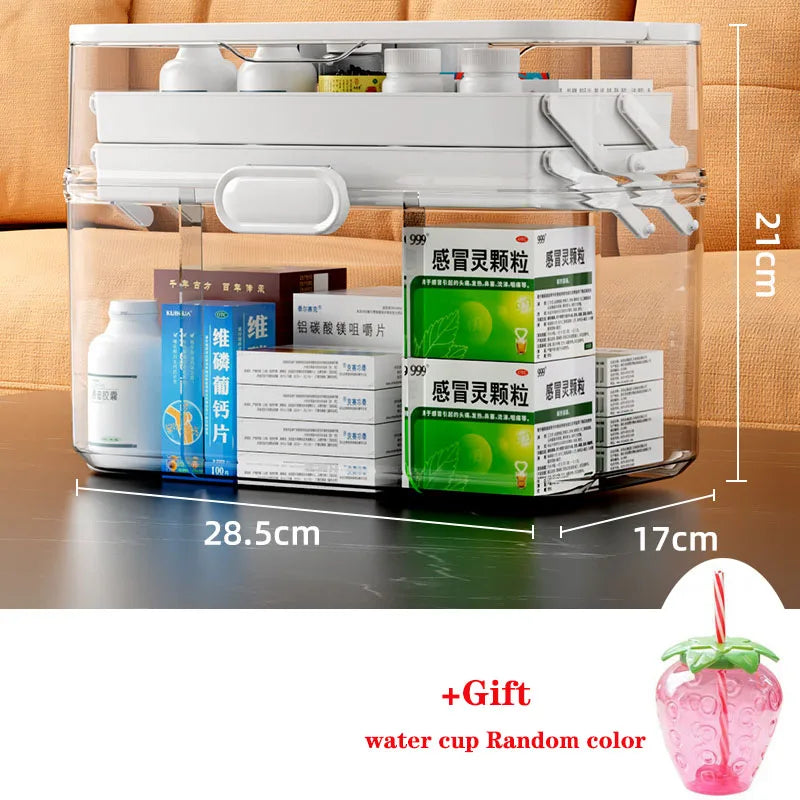 Multi-layer, Large, Household Medicine Box