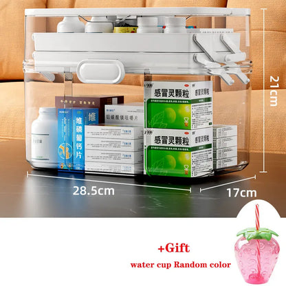 Multi-layer, Large, Household Medicine Box