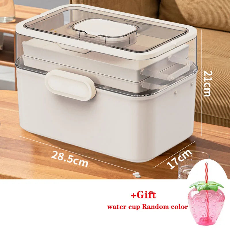 Multi-layer, Large, Household Medicine Box