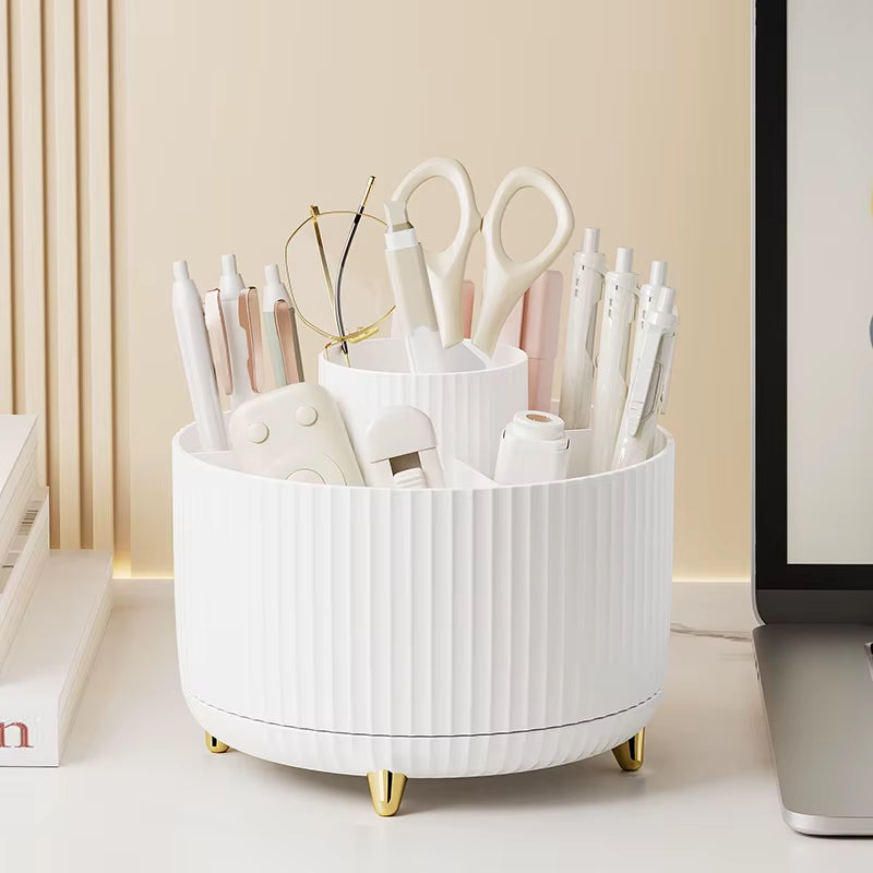 360 Rotating Makeup Desktop Organizer