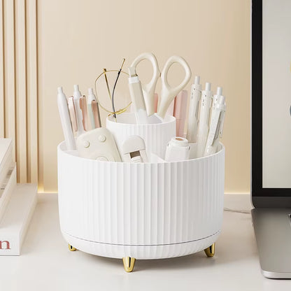 360 Rotating Makeup Desktop Organizer