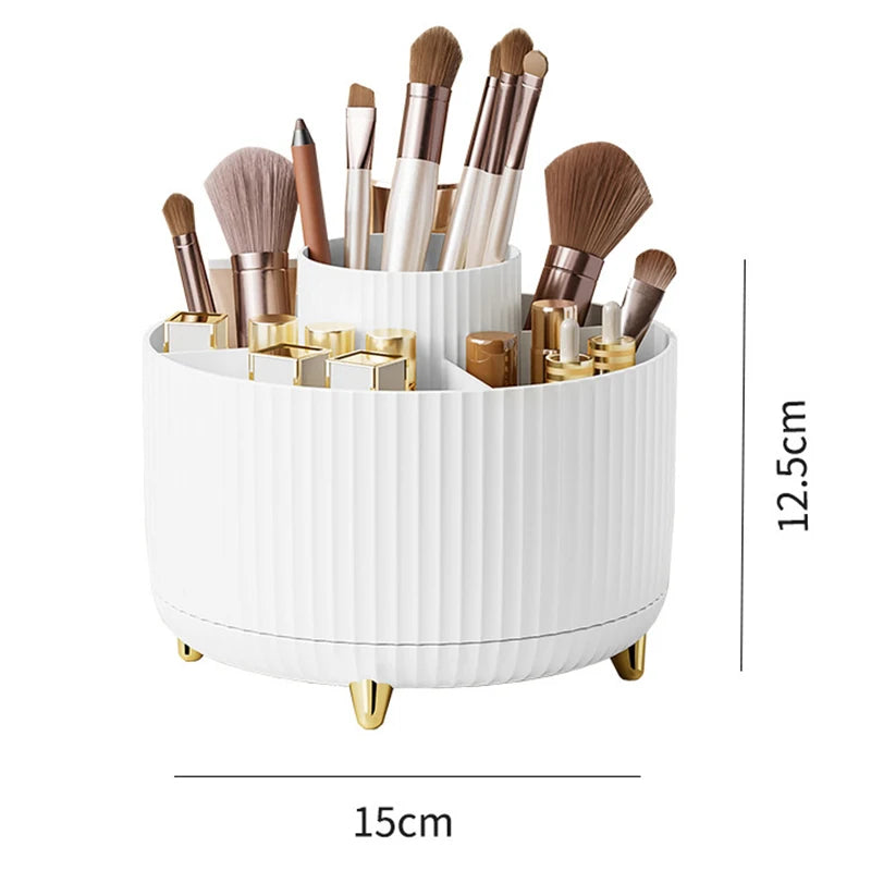360 Rotating Makeup Desktop Organizer
