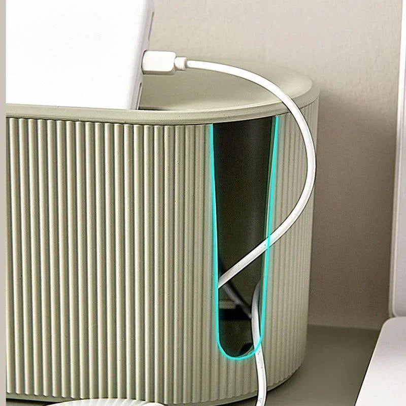 1Pc Wire Cable Storage Box Home and Office Supplies Socket Plug Organizer Box